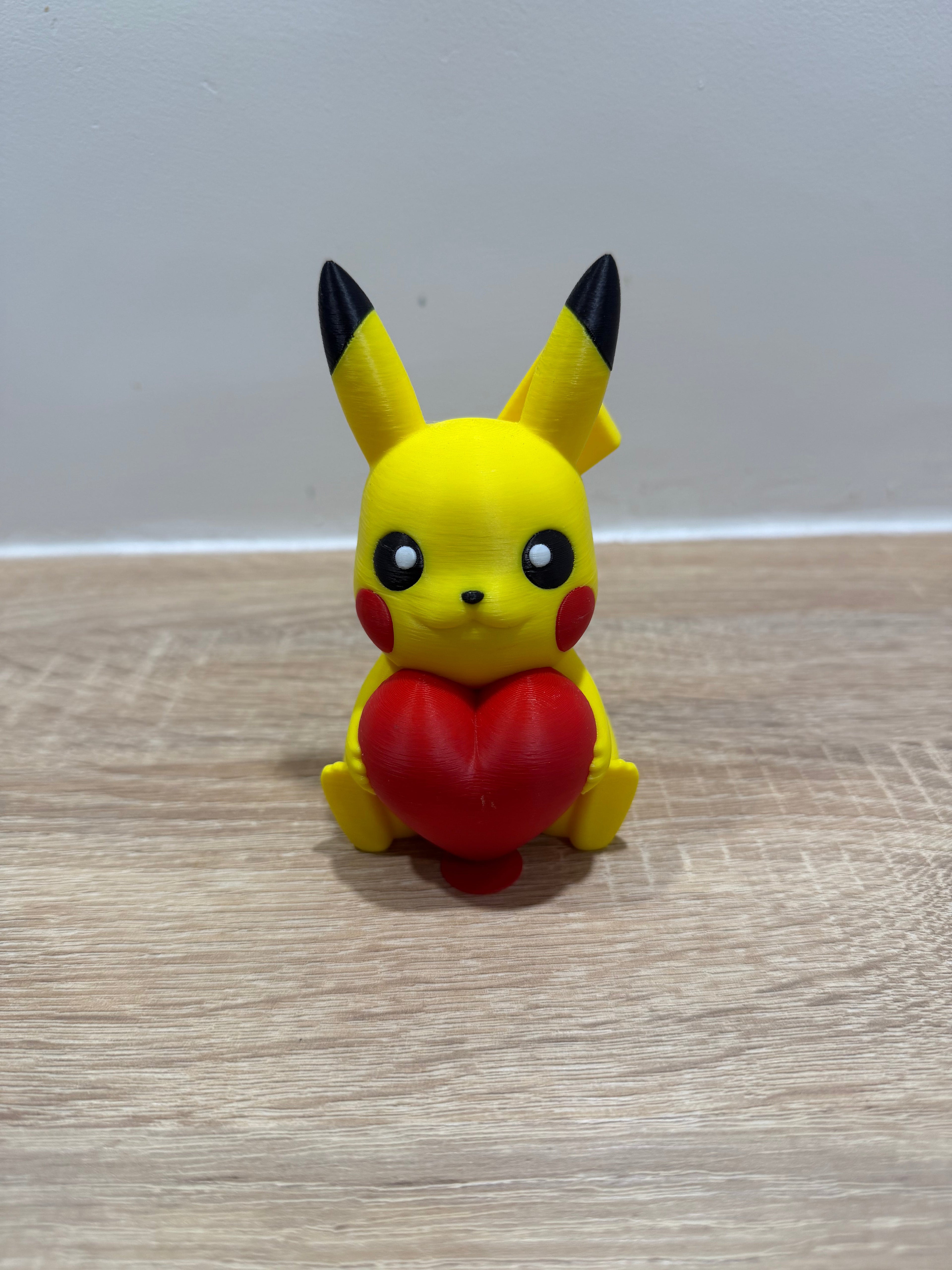 Figurine Pikachu coeur Print'ech 3D
