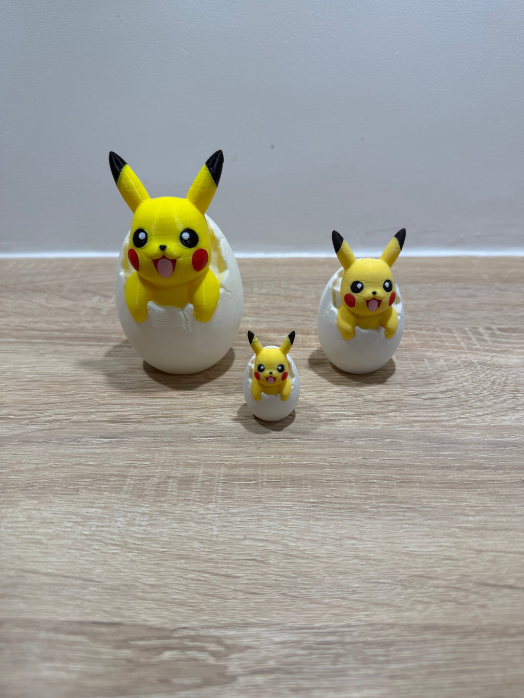 Figurine Pikachu oeuf Print'ech 3D