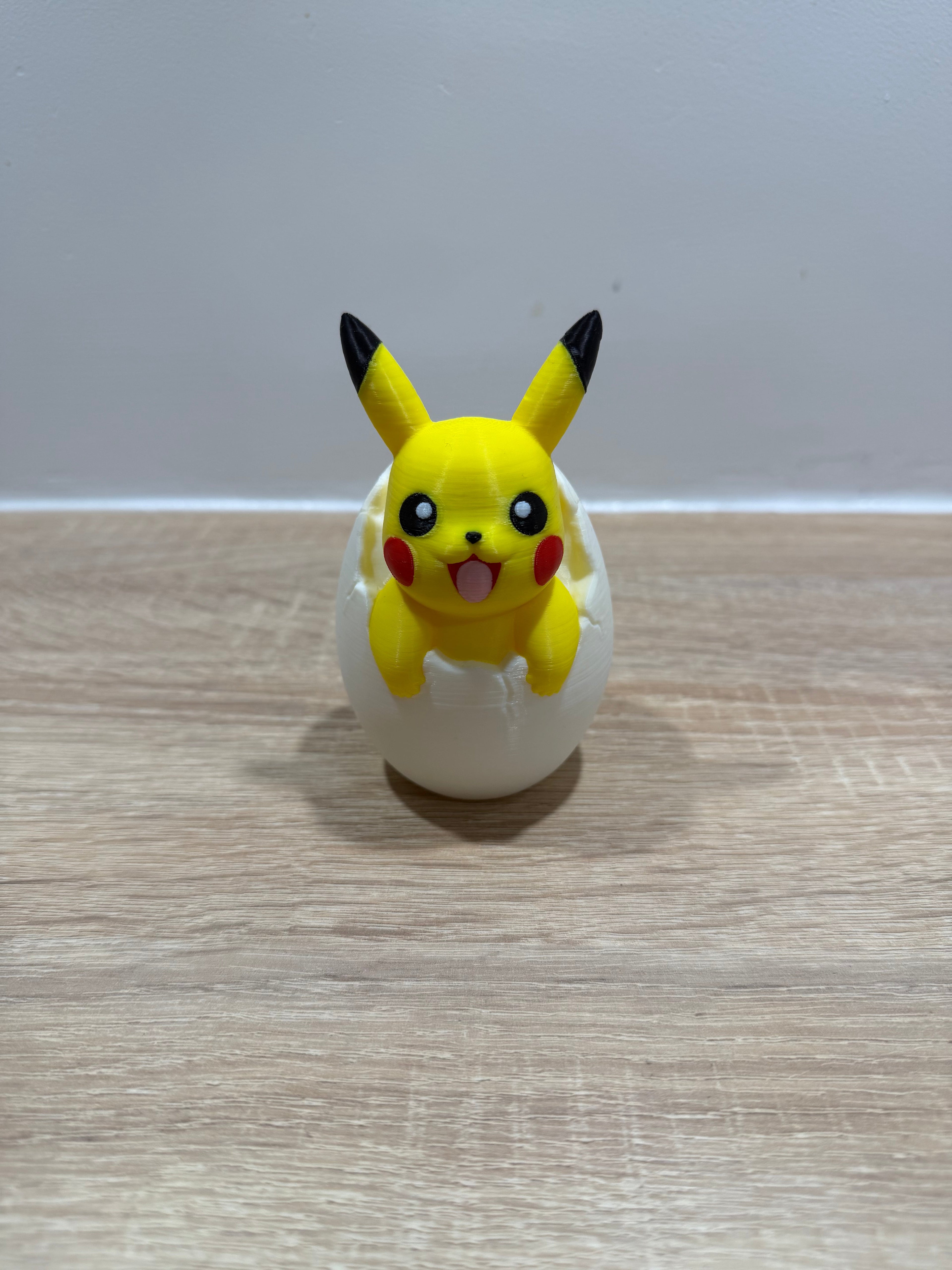 Figurine Pikachu oeuf Print'ech 3D
