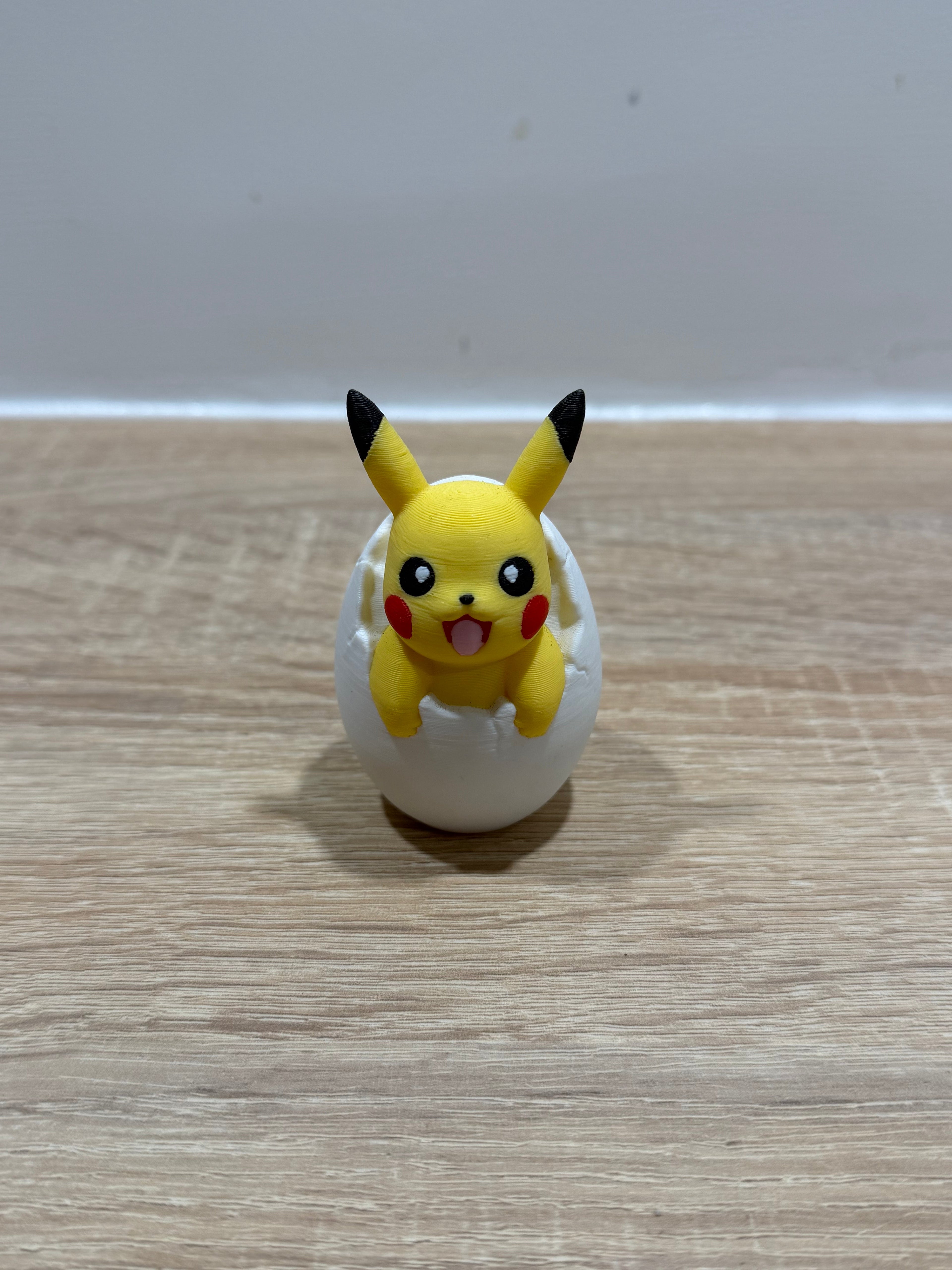 Figurine Pikachu oeuf Print'ech 3D